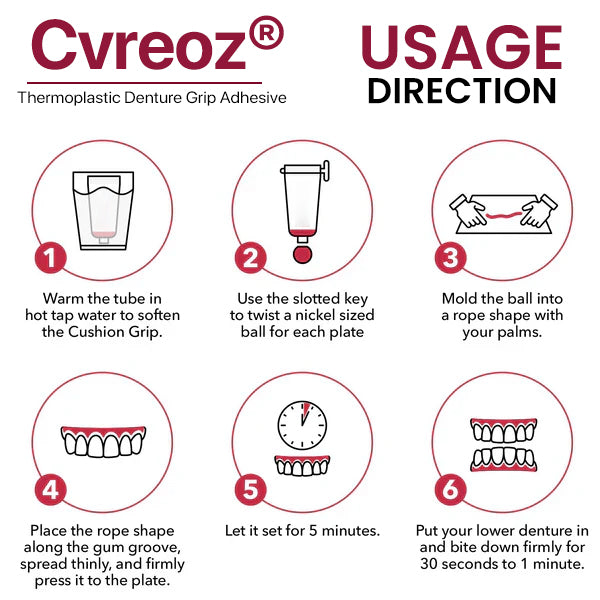 🎉Limited time discount 🎉Cvreoz® Thermoplastic Denture Adhesive