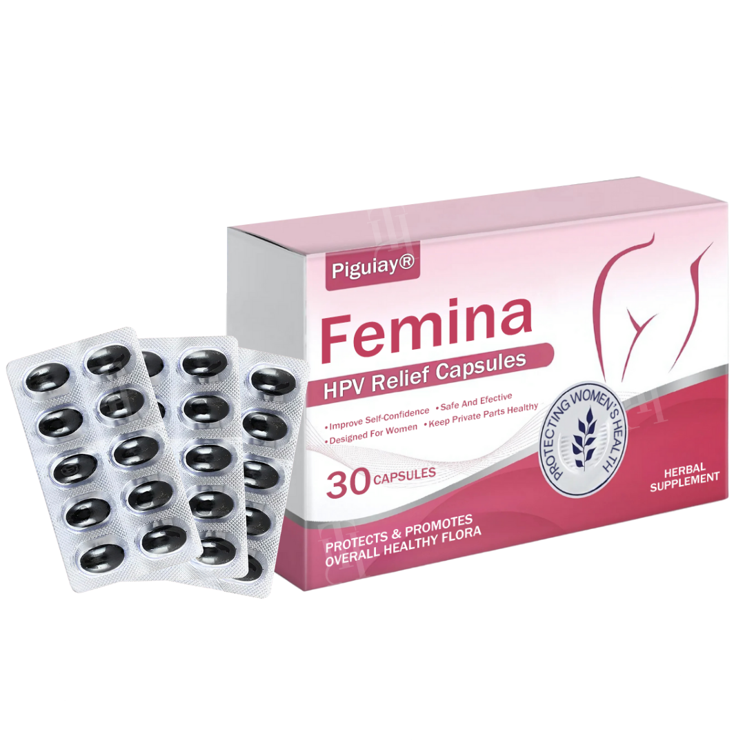 Piguiayยฎ Femina HPV Relief Capsules โจ๐๐๐๐๐๐ญ๐ข๐ฏ๐ ๐๐๐ฅ๐ข๐๐ ๐๐ซ๐จ๐ฆ ๐๐๐ ๐๐ฒ๐ฆ๐ฉ๐ญ๐จ๐ฆ๐ฌโจ
