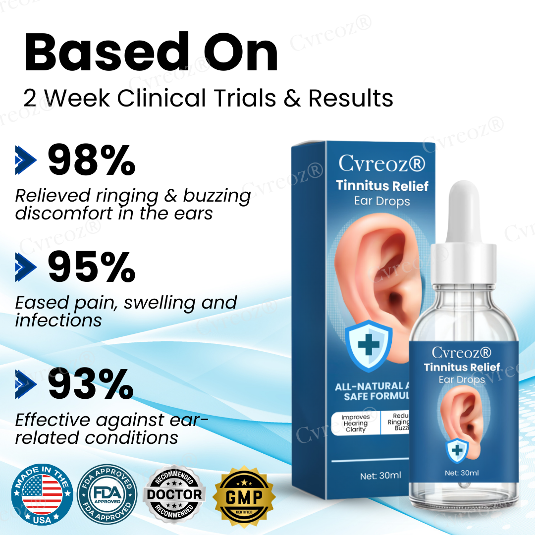 Limited Time Offer đ¨CvreozÂŽ Tinnitus Relief Ear Drops â Only 50 in stock available! Act Fast!