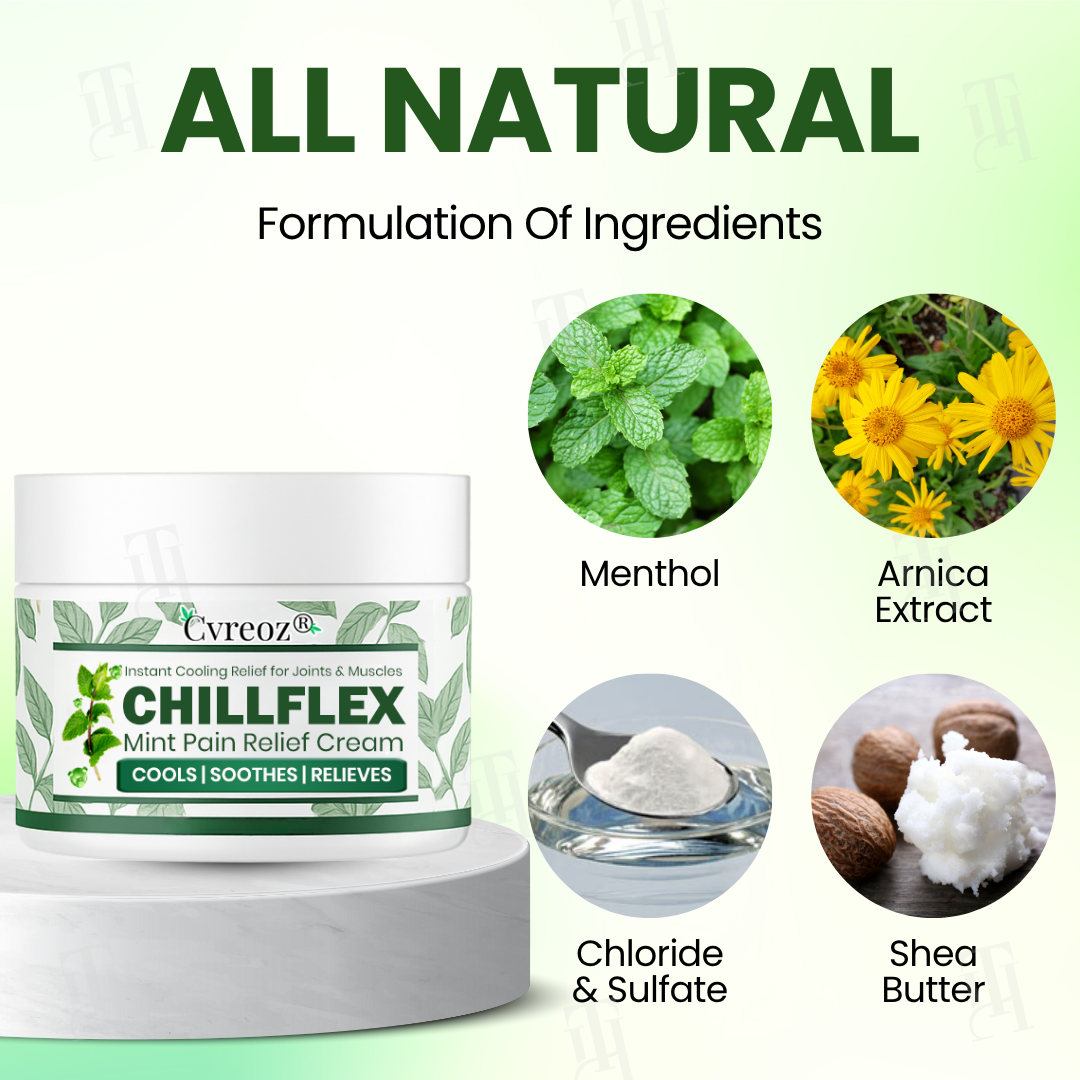 Only 10 pieces left 🚀Cvreoz® Chillflex Mint Pain Relief Cream