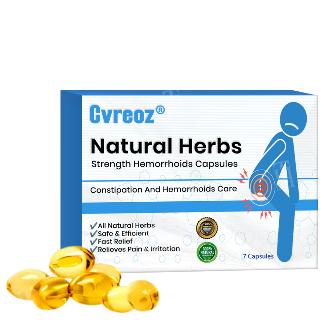 Cvreoz® Natural Herbs Strength Hemorrhoids Capsules✨EFFECTIVE WITHIN 5–7 DAYS! 🚀