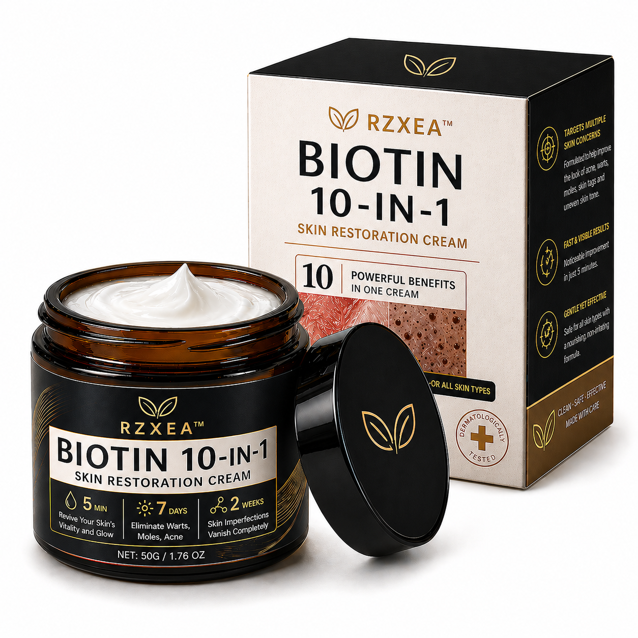 🏷️ EXCLUSIVE DEAL! 50% OFF | RZXEA™ Biotin 10-in-1 Skin Restoration Cream