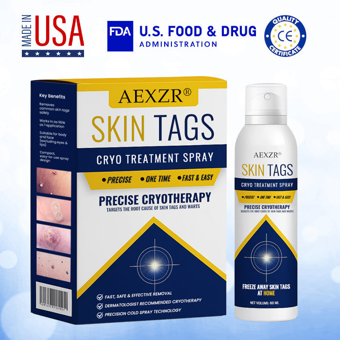 🏷️ EXCLUSIVE DEAL! 63% OFF - AEXZR® Skin Tag Cryo Treatment Spray