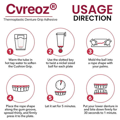 🎉Limited time discount 🎉Cvreoz® Thermoplastic Denture Adhesive
