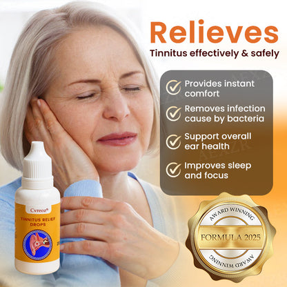 Limited Time Offer🚨 Cvreoz® Tinnitus Relief Drops – Only 100 Sets Available!