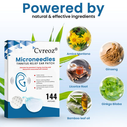 Limited Time Offer🚨Cvreoz® Microneedles Tinnitus Relief Ear Patch - Only 50 in stock available!
