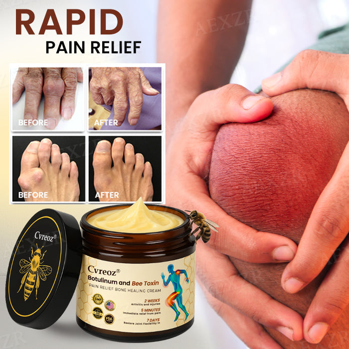 Only 10 pieces left 🚀Cvreoz® Botulinum and Bee Toxin Pain Relief Bone Healing Cream