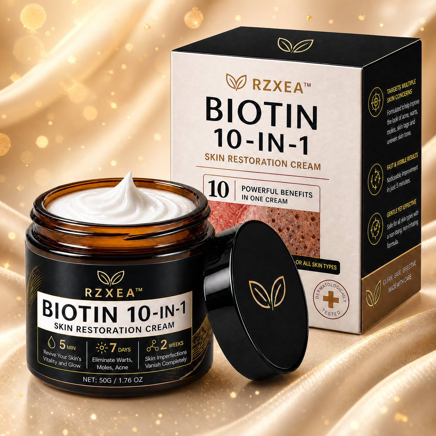 🏷️ EXCLUSIVE DEAL! 50% OFF | RZXEA™ Biotin 10-in-1 Skin Restoration Cream
