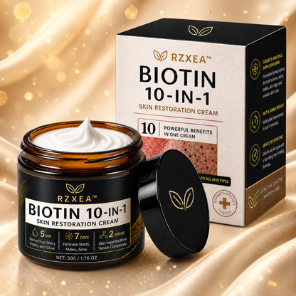 🏷️ EXCLUSIVE DEAL! 50% OFF | RZXEA™ Biotin 10-in-1 Skin Restoration Cream