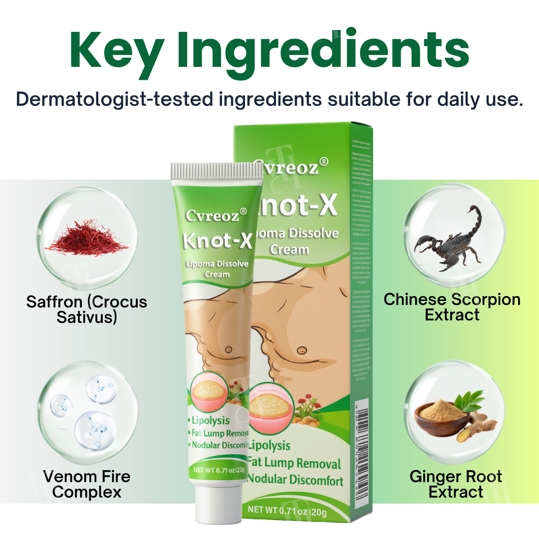 🏷️ EXCLUSIVE DEAL! 50% OFF - Cvreoz® Knot-X Lipoma Dissolve Cream