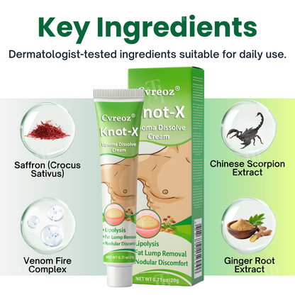 🏷️ EXCLUSIVE DEAL! 50% OFF - Cvreoz® Knot-X Lipoma Dissolve Cream