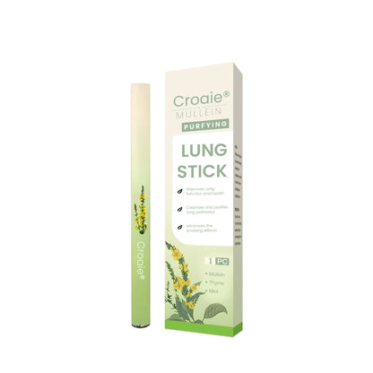 Croaie® Mullein Purifying Lung Stick✅ 𝐂𝐥𝐞𝐚𝐫𝐬 𝐦𝐮𝐜𝐮𝐬, 𝘽𝐫𝐞𝐚𝐭𝐡𝐞𝐬 𝐞𝐚𝐬𝐢𝐥𝐲