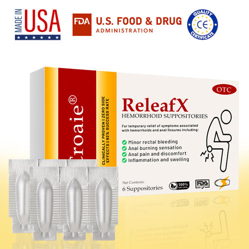 Croaie® ReleafX Hemorrhoid Suppositories