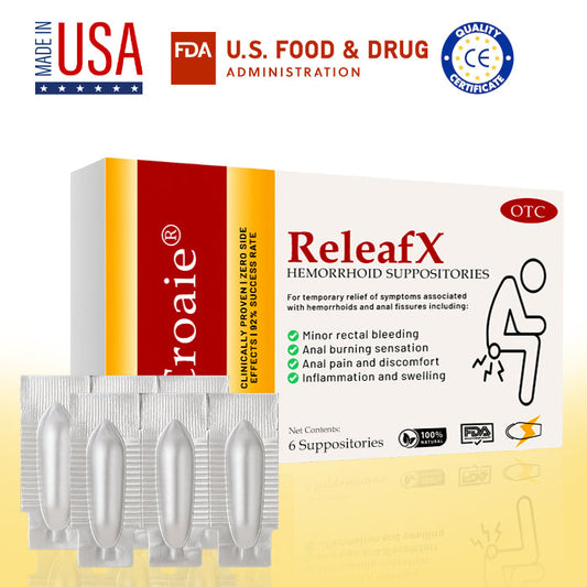 Croaie® ReleafX Hemorrhoid Suppositories