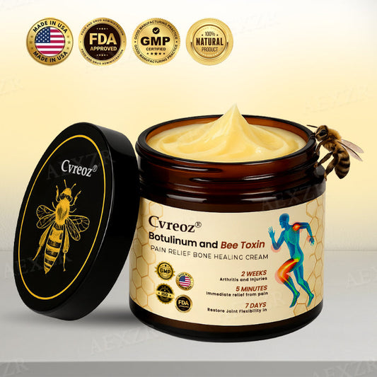 Only 10 pieces left 🚀Cvreoz® Botulinum and Bee Toxin Pain Relief Bone Healing Cream