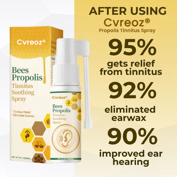 Limited Time Offer  🚨Cvreoz® Propolis Tinnitus Spray – Only 50 in stock available! Act Fast!