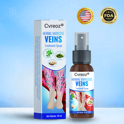 Cvreoz® Herbal Varicose Veins Treatment Spray ✅ Clinically proven to eliminate varicose veins in just 7 days!