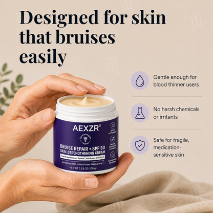 AEXZR® Bruise Repair + SPF 30 Skin-Strengthening Cream