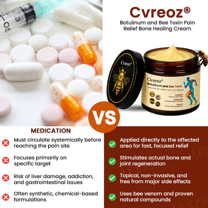 Only 10 pieces left 🚀Cvreoz® Botulinum and Bee Toxin Pain Relief Bone Healing Cream