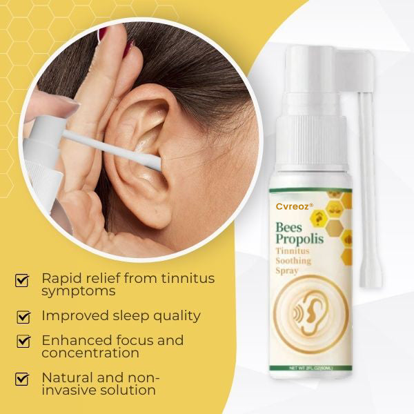 Limited Time Offer  🚨Cvreoz® Propolis Tinnitus Spray – Only 50 in stock available! Act Fast!