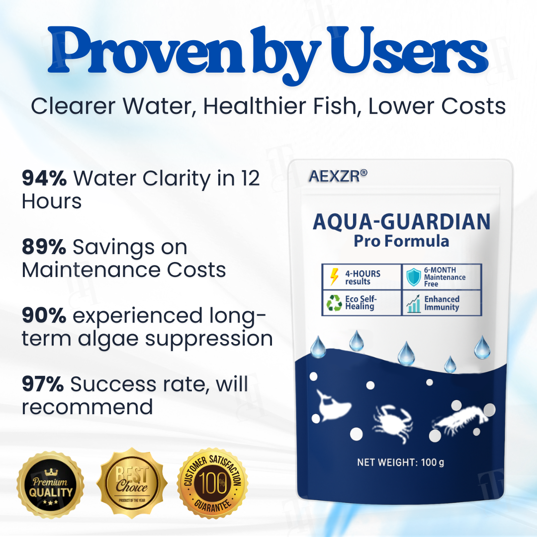 AEXZR® Aqua-Guardian Pro Formula💧𝐂𝐫𝐲𝐬𝐭𝐚𝐥-𝐜𝐥𝐞𝐚𝐫 𝐰𝐚𝐭𝐞𝐫 𝐢𝐧 𝟏𝟐 𝐡𝐨𝐮𝐫𝐬💧