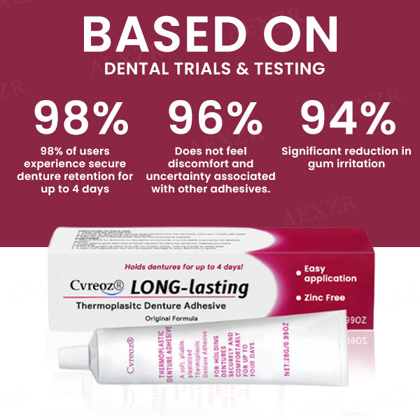 🎉Limited time discount 🎉Cvreoz® Thermoplastic Denture Adhesive