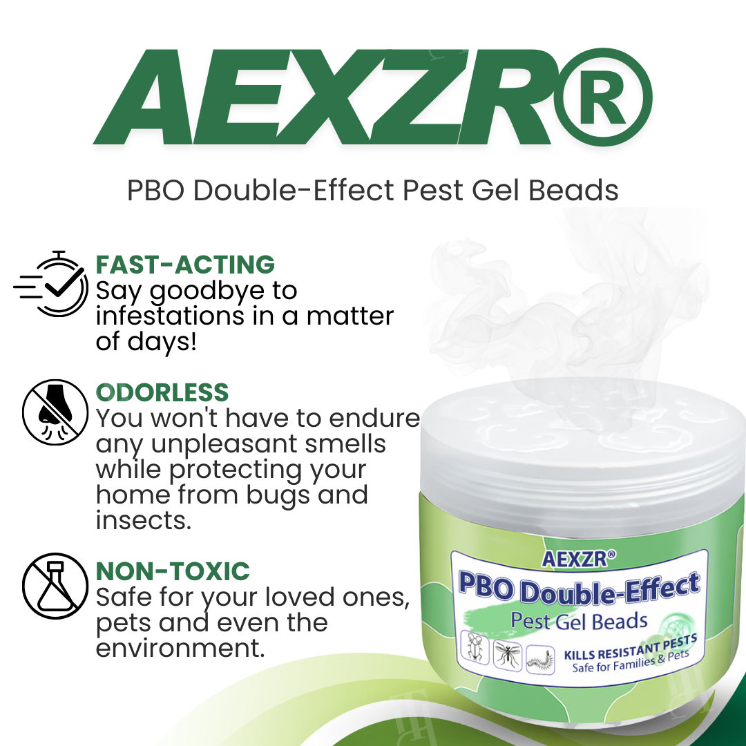 🏆Official Store | 🪳 Effectively Kills Resistant Pests 🪳 AEXZR® PBO Double-Effect Pest Gel Beads