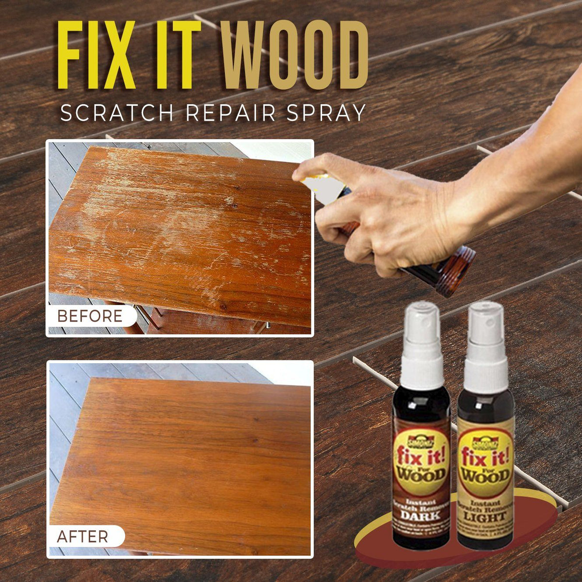 AEXZR® Fix It Wood Scratch Repair Spray – Ecochio Store