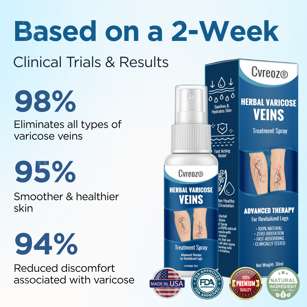 Cvreoz® Herbal Varicose Veins Treatment Spray