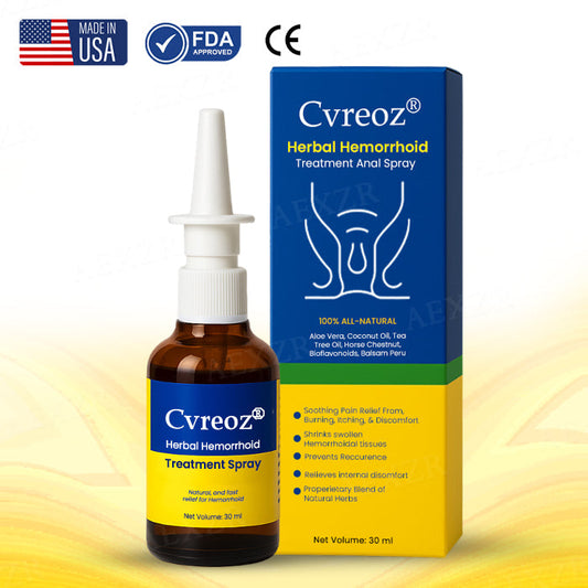 🔥Only 10 Discounts Remaining! 🔥Cvreoz® Herbal Hemorrhoid Treatment Anal Spray