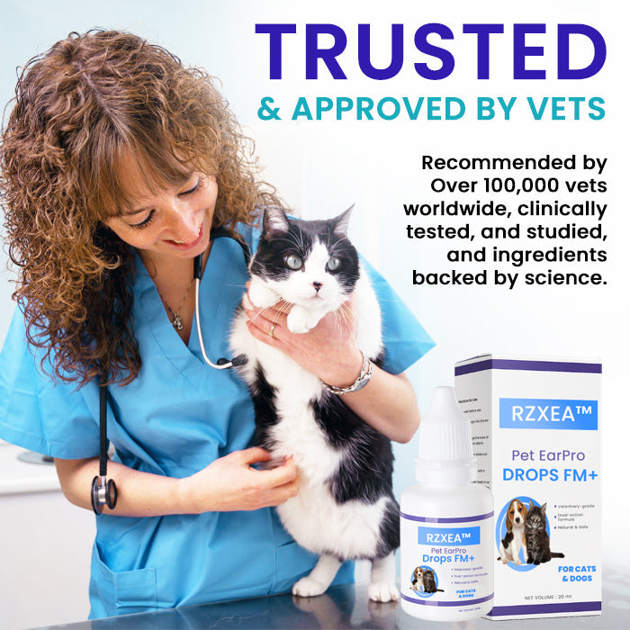 🐾 Official Store | RZXEA™ Pet EarPro Drops FM+
