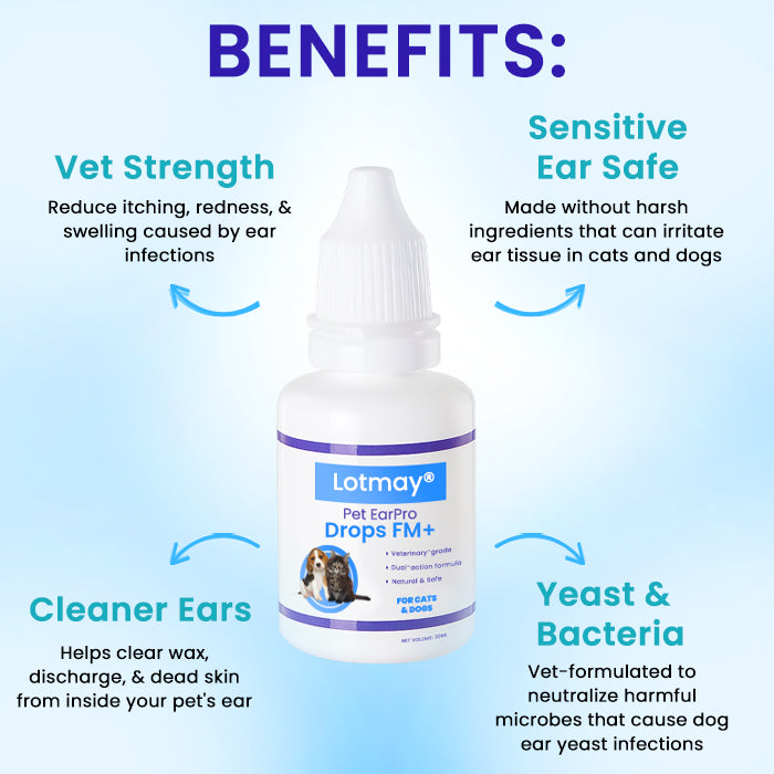 🏷️ EXCLUSIVE DEAL! 68% OFF - Lotmay® Pet EarPro Drops FM+