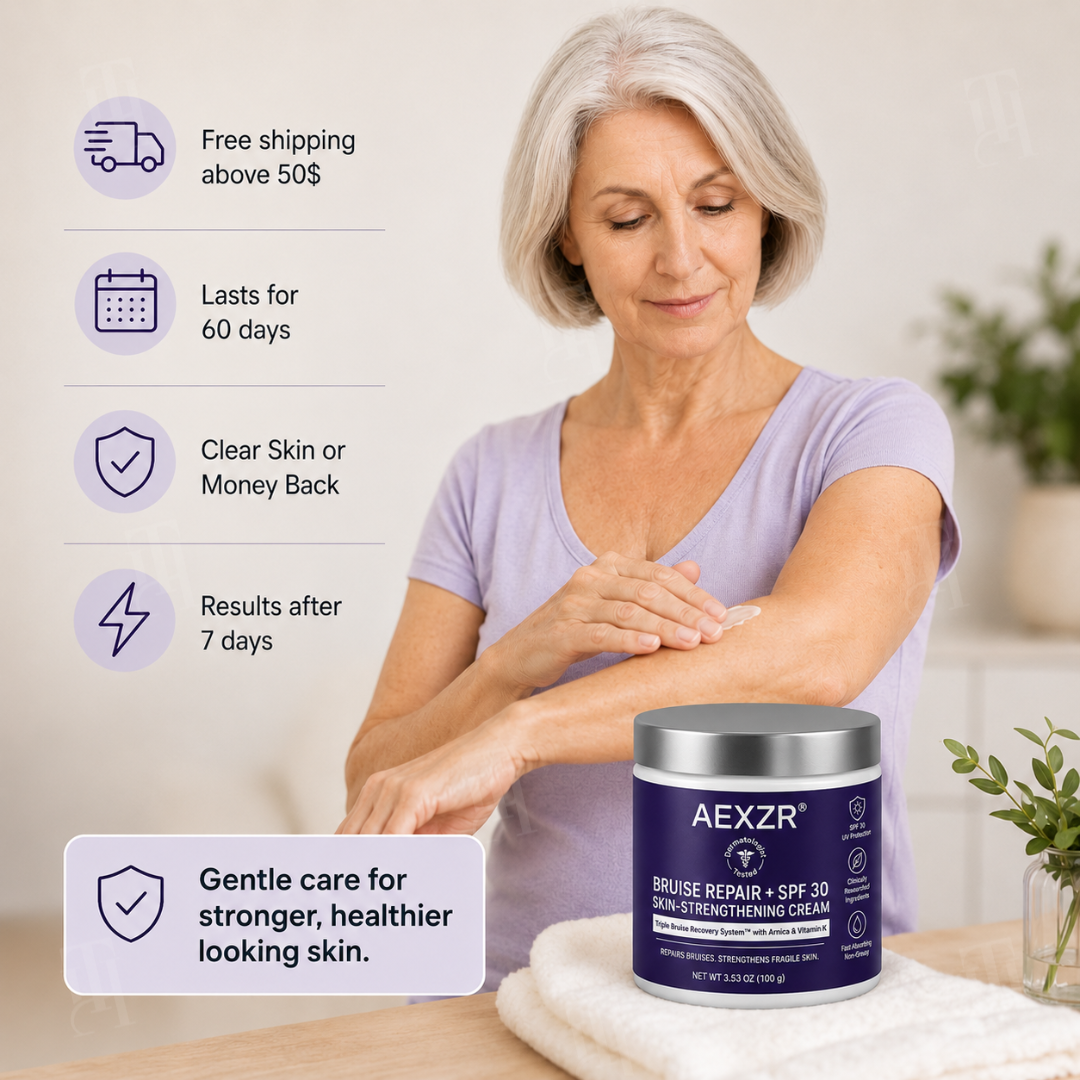 AEXZR® Bruise Repair + SPF 30 Skin-Strengthening Cream