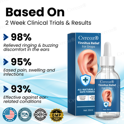Limited Time Offer  🚨Cvreoz® Tinnitus Relief Ear Drops  – Only 50 in stock available! Act Fast!