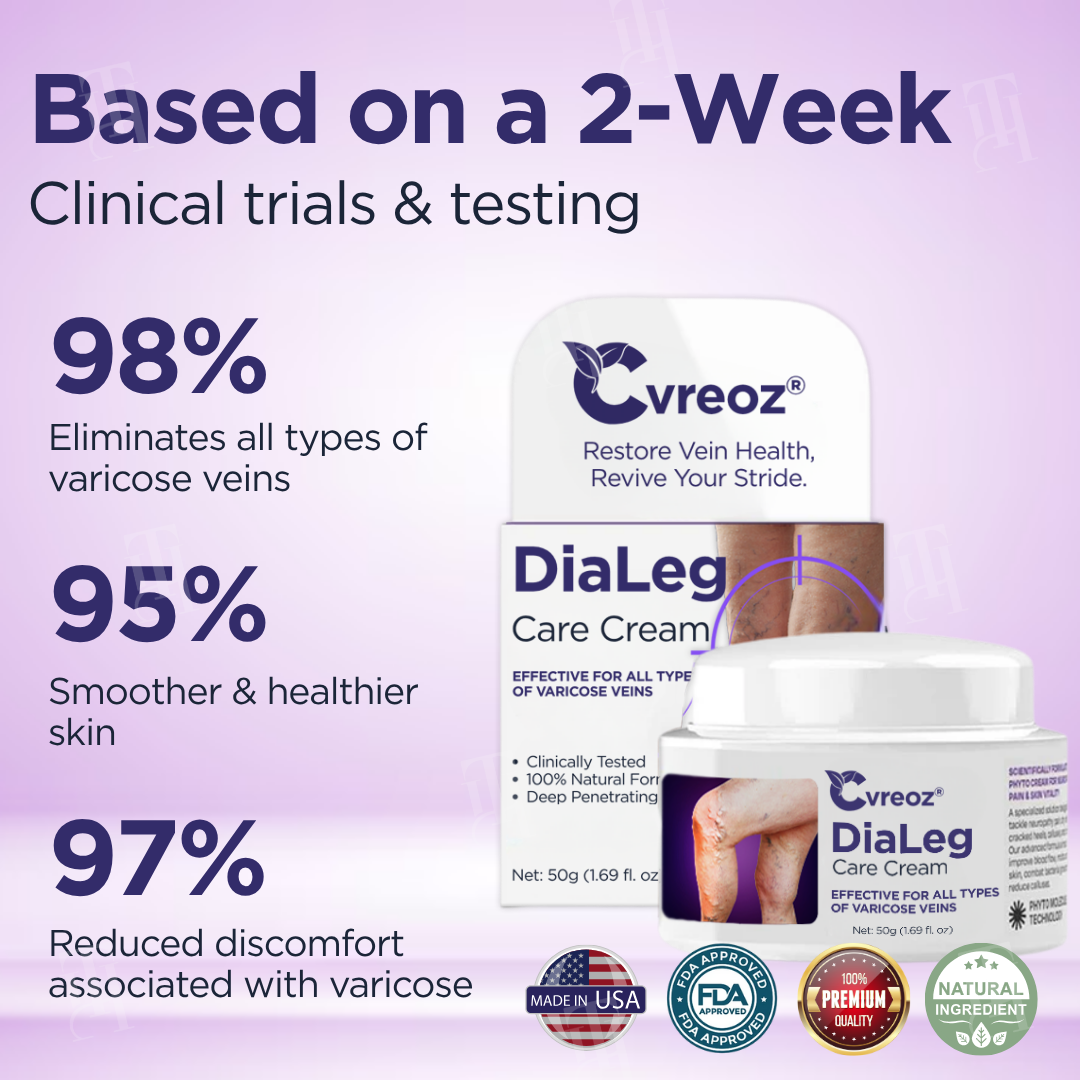 🦵 Say goodbye to varicose veins!🦵Cvreoz® DiaLeg Care Cream