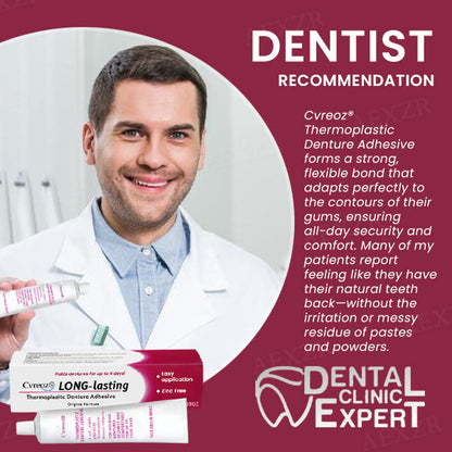🎉Limited time discount 🎉Cvreoz® Thermoplastic Denture Adhesive