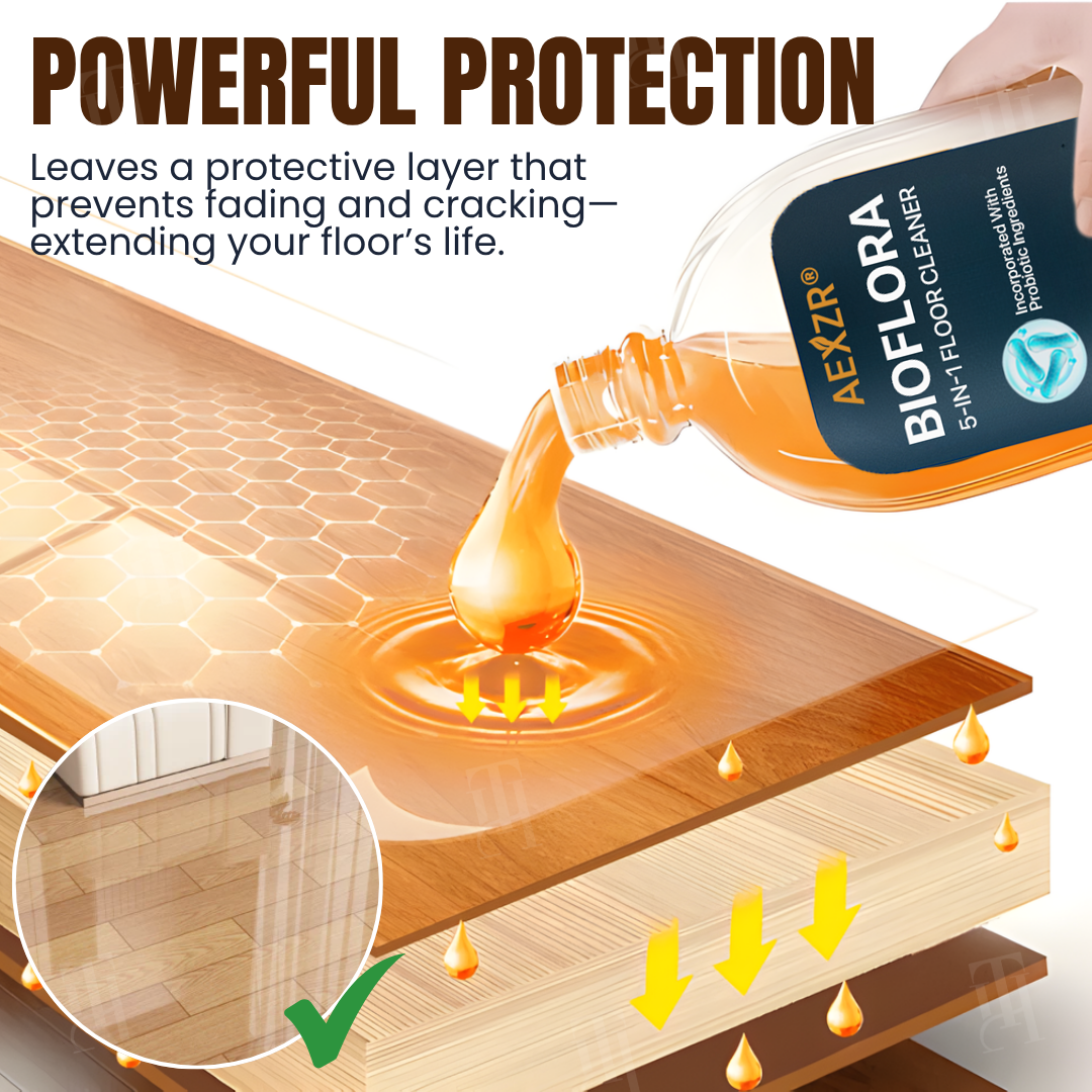 🏷️ EXCLUSIVE DEAL! 40% OFF - AEXZR® BioFlora 5-in-1 Floor Cleaner