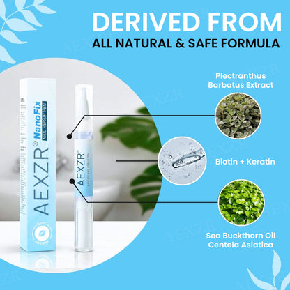 🏷️ EXCLUSIVE DEAL! 50% OFF - AEXZR® NanoFix Nail Repair Pen