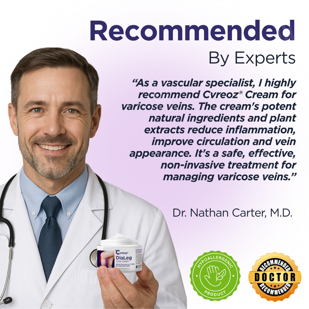 🦵 Say goodbye to varicose veins!🦵Cvreoz® DiaLeg Care Cream