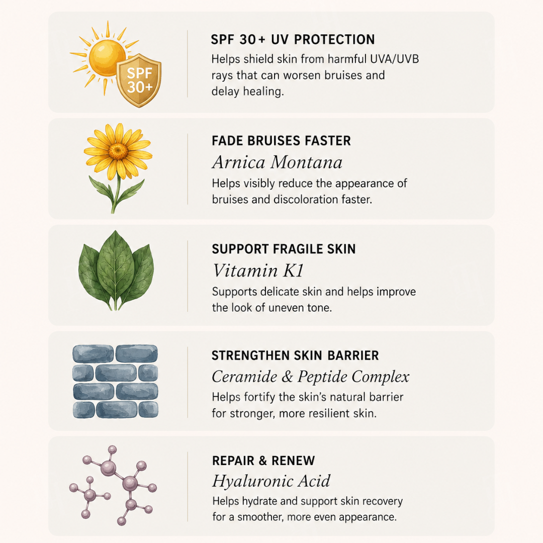 AEXZR® Bruise Repair + SPF 30 Skin-Strengthening Cream