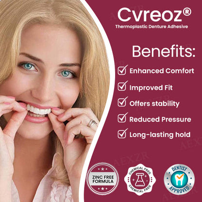 🎉Limited time discount 🎉Cvreoz® Thermoplastic Denture Adhesive