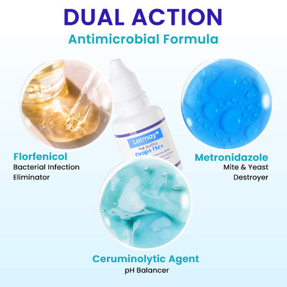 🏷️ EXCLUSIVE DEAL! 68% OFF - Lotmay® Pet EarPro Drops FM+