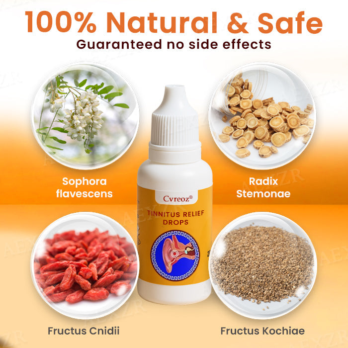 Limited Time Offer🚨 Cvreoz® Tinnitus Relief Drops – Only 100 Sets Available!