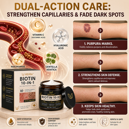 🏷️ EXCLUSIVE DEAL! 50% OFF | RZXEA™ Biotin 10-in-1 Skin Restoration Cream
