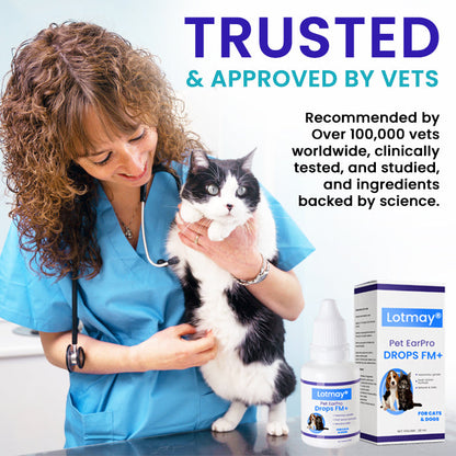 🏷️ EXCLUSIVE DEAL! 68% OFF - Lotmay® Pet EarPro Drops FM+