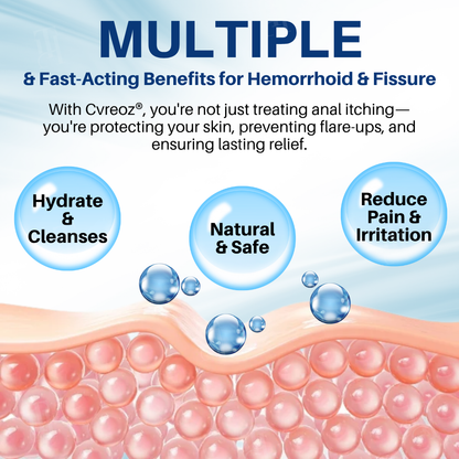 Cvreoz® Hemorrhoid & Fissure Cream✨𝟑𝟎-𝐌𝐢𝐧𝐮𝐭𝐞 𝐏𝐚𝐢𝐧 𝐑𝐞𝐥𝐢𝐞𝐟✨