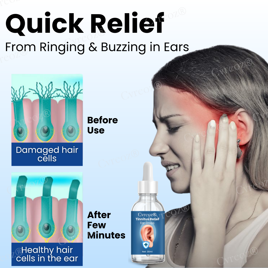 Limited Time Offer  🚨Cvreoz® Tinnitus Relief Ear Drops  – Only 50 in stock available! Act Fast!