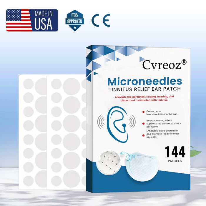 Limited Time Offer🚨Cvreoz® Microneedles Tinnitus Relief Ear Patch - Only 50 in stock available!