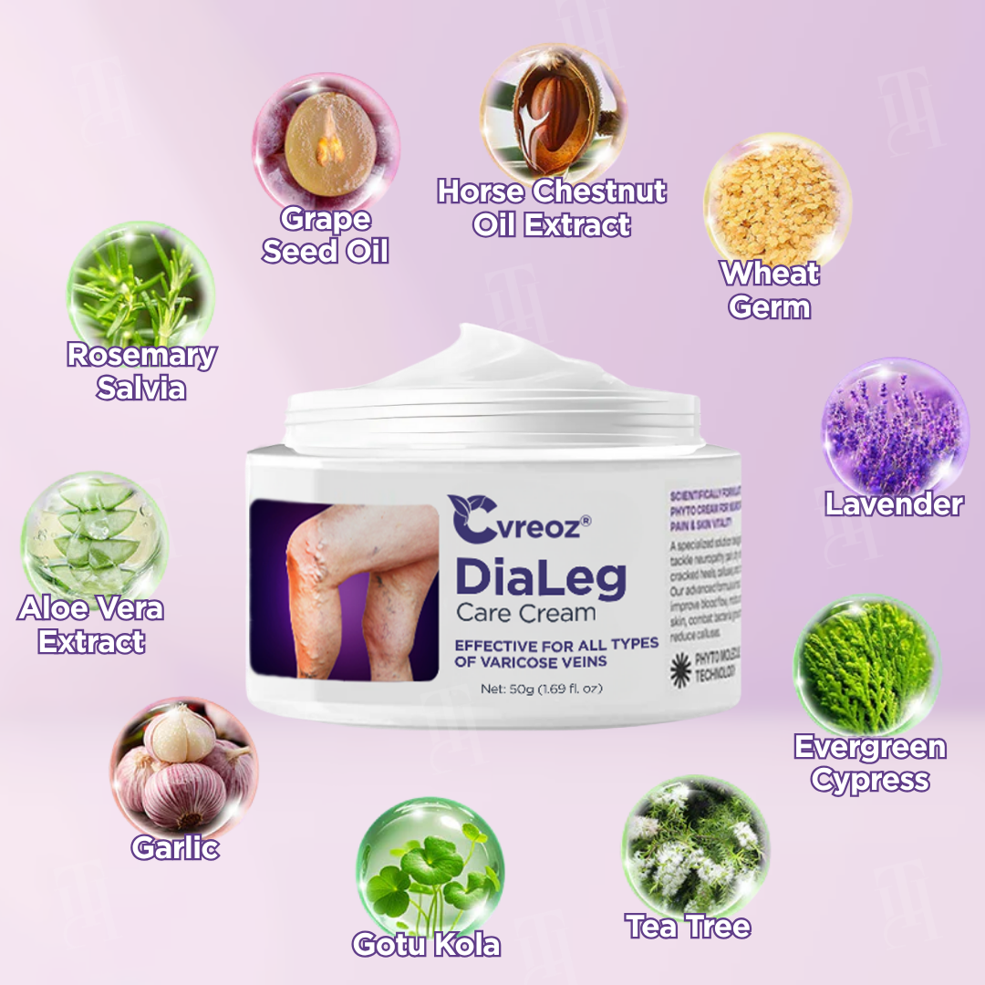 🦵 Say goodbye to varicose veins!🦵Cvreoz® DiaLeg Care Cream