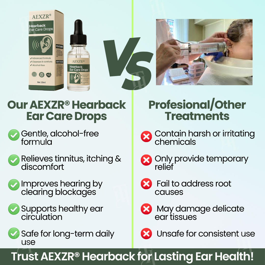 AEXZR® Hearback Ear Care Drops